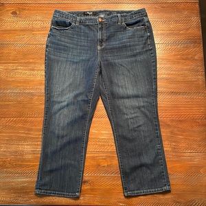 Simply Vera Wang denim capri size 18w